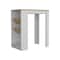Tuhome Napoles Multistorage Pantry Cabinet, 5 Interior Shelves, Metal Handle, White/Macadamia IBM8990 - alternate 1